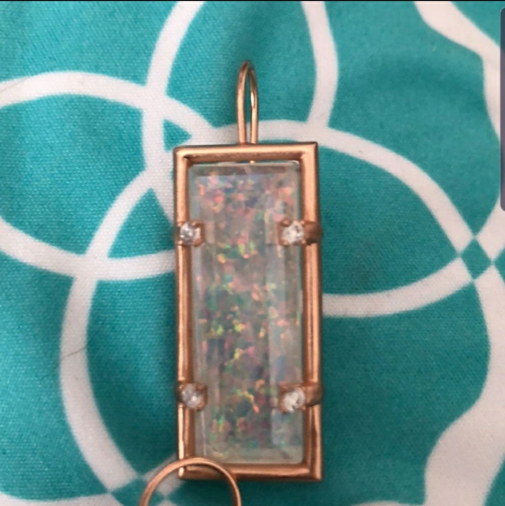 Kendra Scott earrings.